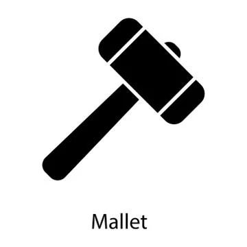 Mallet Stock Illustration