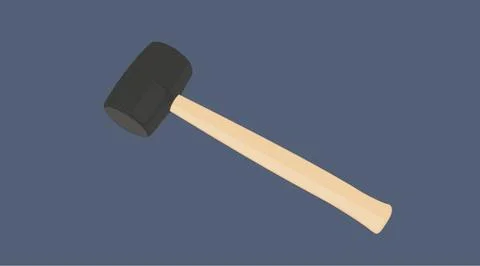 Mallet Stock Illustration
