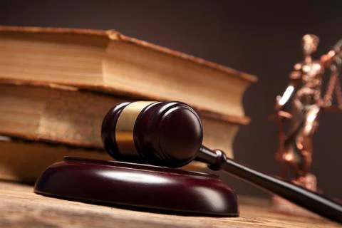 Mallet of justice! Stock Photos