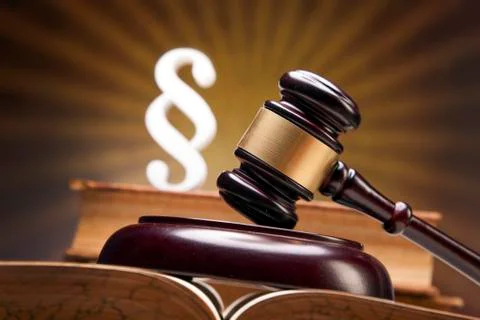 Mallet of justice! Stock Photos