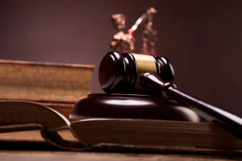 Mallet of justice! Stock Photos