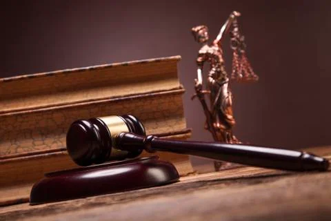 Mallet of justice! Foto stock