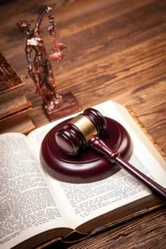 Mallet of justice! Stock Photos