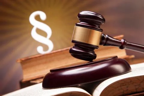 Mallet of justice! Stock Photos