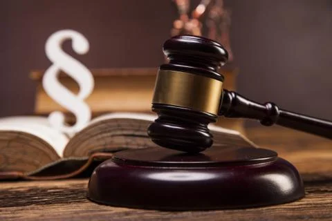 Mallet of justice! Stock Photos