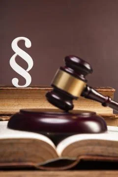 Mallet of justice! Stock Photos