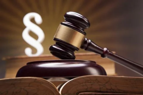 Mallet of justice! Stock Photos