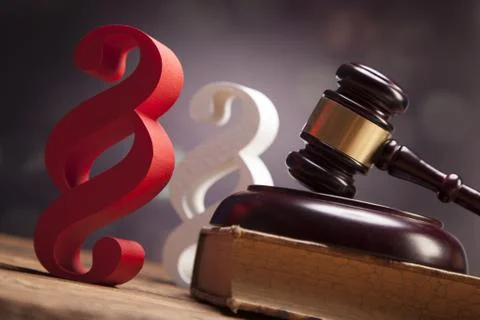 Mallet of justice! Stock Photos