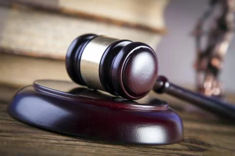 Mallet of justice! Stock Photos