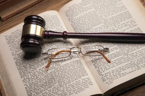 Mallet of justice! Stock Photos