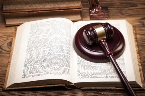 Mallet of justice! Stock Photos