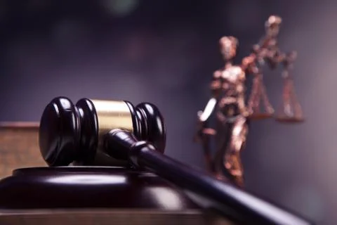 Mallet of justice! Stock Photos
