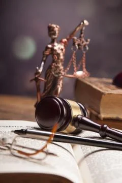 Mallet of justice! Stock Photos