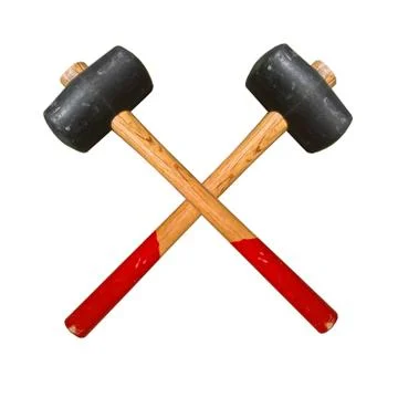 Mallets Crossed Stock Photos