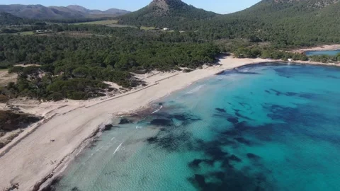 Mallorca Beach Cala Agulla Stock Footage 167424205