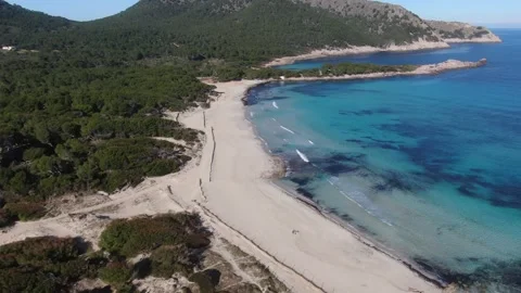 Mallorca Beach Cala Agulla Stock Footage 167424238