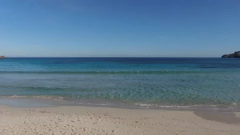 Mallorca Beach Cala Agulla Stock Footage 167424266