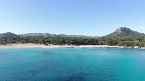 Mallorca Beach Cala Agulla Stock Footage 167424278