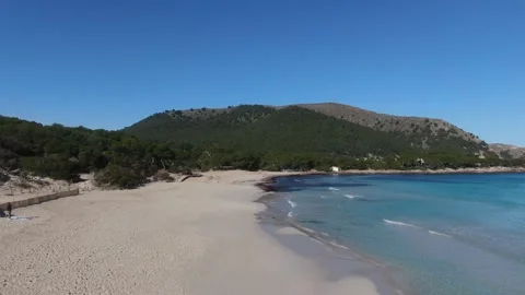 Mallorca Beach Cala Agulla Stock Footage 167424307