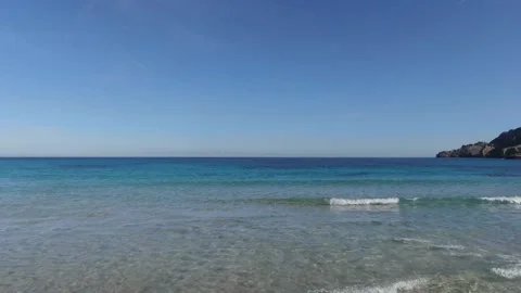Mallorca Beach Cala Agulla Stock Footage 167424311