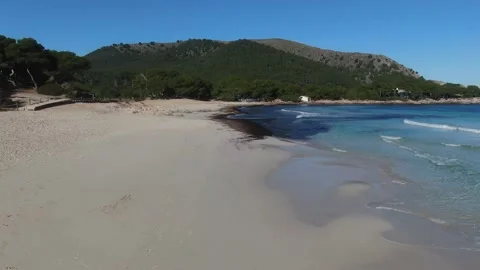 Mallorca Beach Cala Agulla Stock Footage 167424401