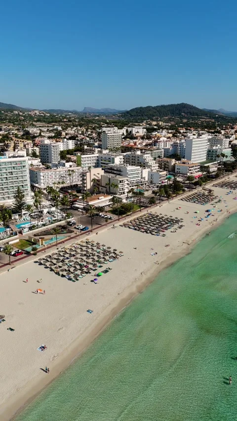 Mallorca, Cala Millor, Spain Stock Footage 279754614