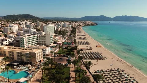 Mallorca, Cala Millor, Spain Stock Footage 279754707