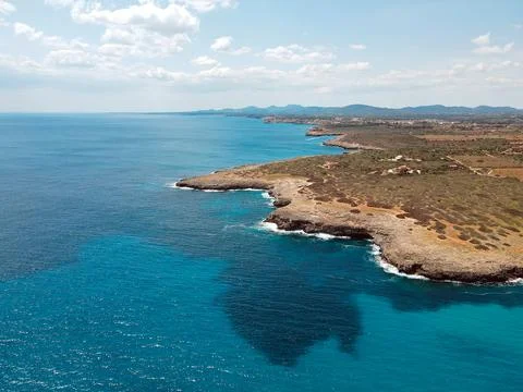 Mallorca - Distant shore Stock Photos