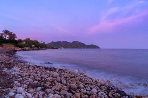 Mallorca at dusk Stock Photos