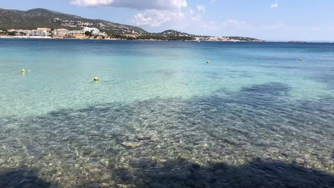 Mallorca Palmanova Beach Stock Footage