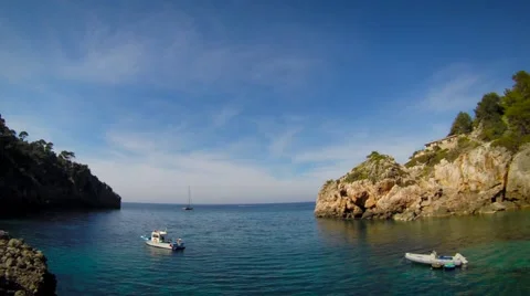 Mallorca Paradise Bay Stock-Footage 58661937