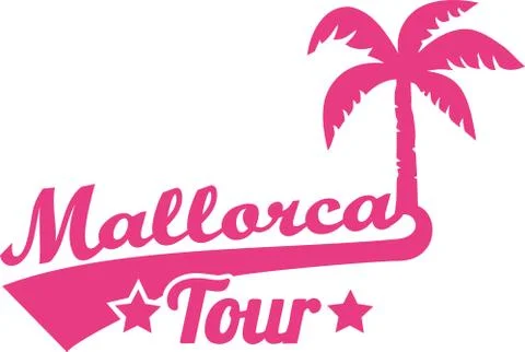 Mallorca tour Stock Illustration