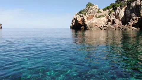 Mallorrca beach Cala Deya Stock Footage 208646616