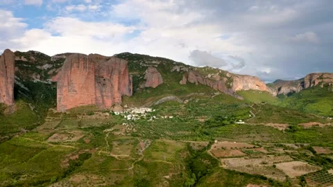 Mallos de Riglos in Huesca, Spain Stock Footage 156874138