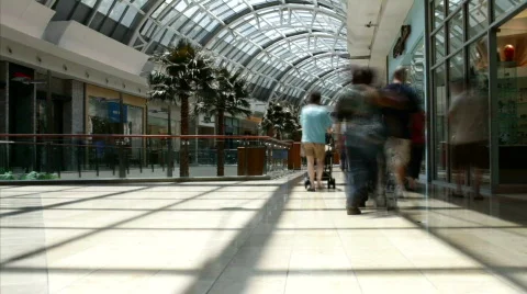 MallTimeLapse Stock Footage 764313