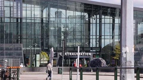 MALMÖ CITY CENTRE DURING COVID 19 PANDEMIC Stock Footage 129746566