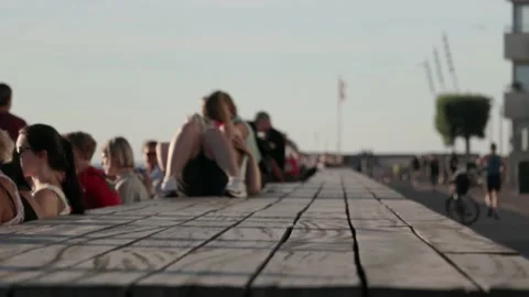 MALMÖ COASTLINE Stock Footage 154855096