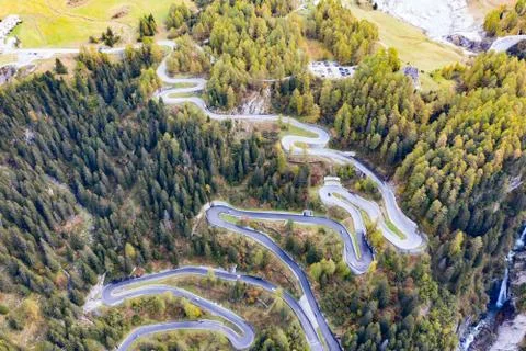 Maloja pass Stock Photos