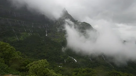 Malshej Ghat----005 Video stock 114323925