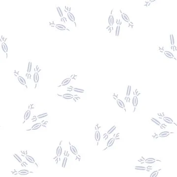 Malt barley glyph seamless pattern Stock Illustration