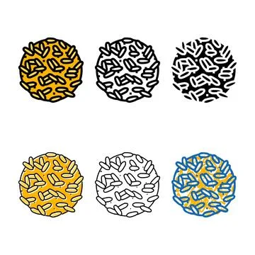Malt beer drink multipack color icon vector Stock Illustration