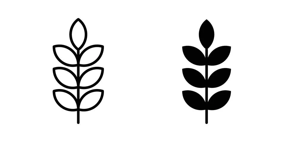 Malt icon set, collection of vector icons Stock Illustration