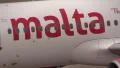 Malta Airlines takeoff HD Footage