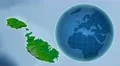 Malta and Globe. Bumps shaded 4k or 4k+ Resolution