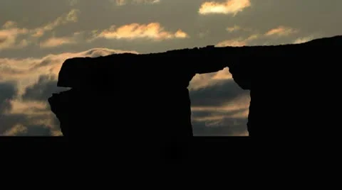 Malta Azure Window clouds Stock Footage 10609840