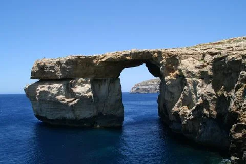 Malta azure window Stock Photos