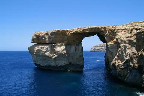 Malta azure window Stock Photos