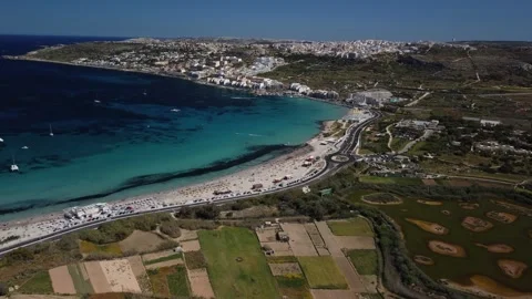 Malta Beach Europe Vídeo Stock 287346236