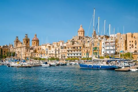 Malta. Birgu sightseeing Foto stock