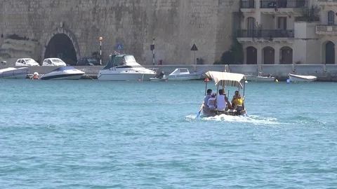 MALTA BOATS Stock Footage 78301741
